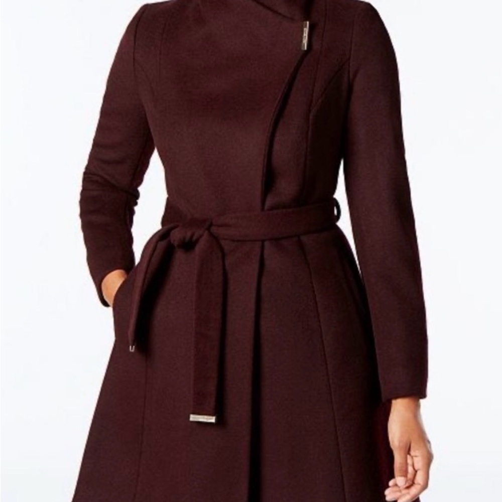 Michael Kors Plum Pea Coat